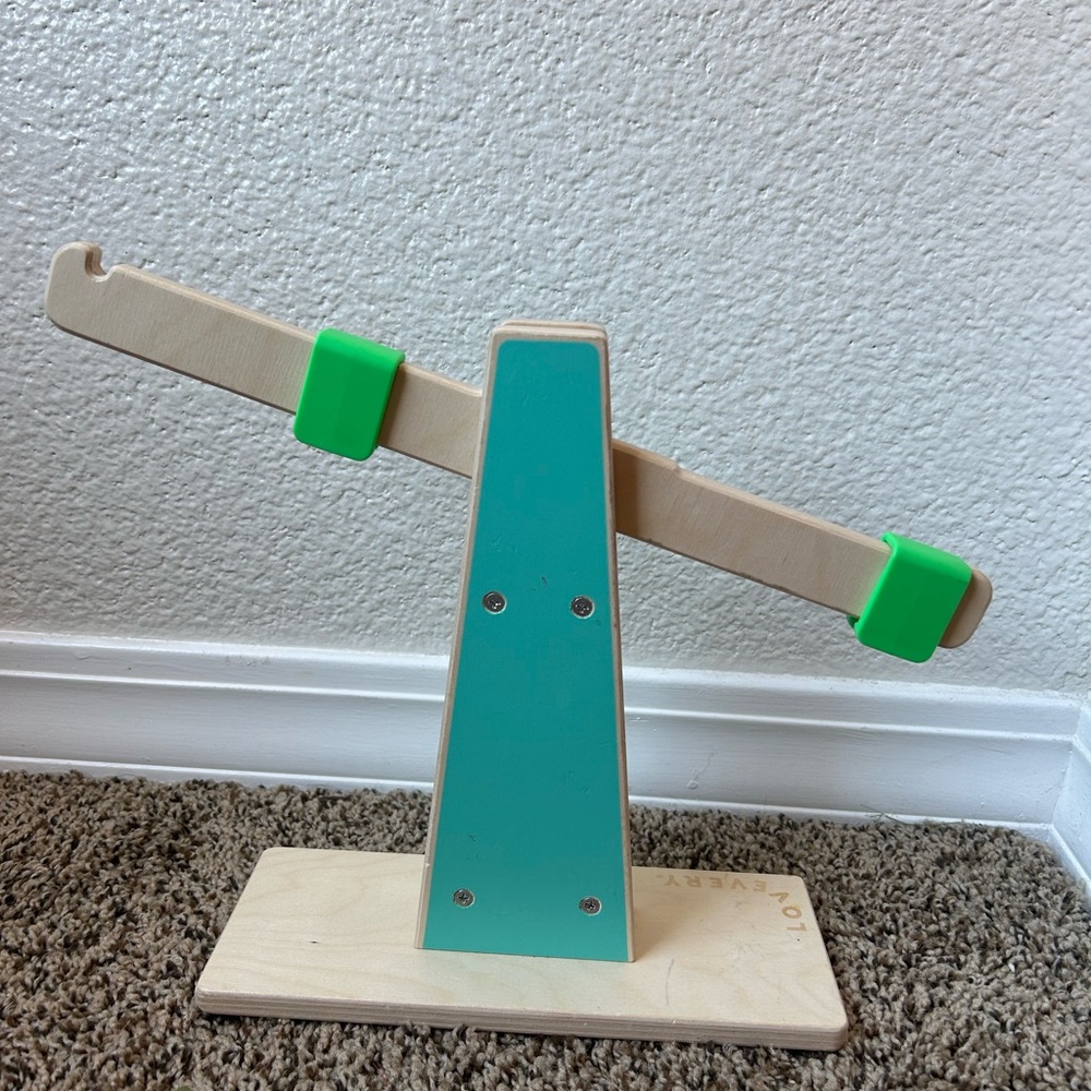 Lovevery Weigh Scale Wooden Toy Enthusiast Play Kit Montessori NO BUCKETS